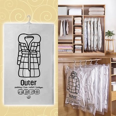 Hängende Vakuum-Aufbewahrungsbeutel (4 Stück) | VACUHANG