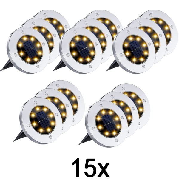 5x Solar-Bodenleuchten für den Außenbereich (3er-Set) | LUMIGARD